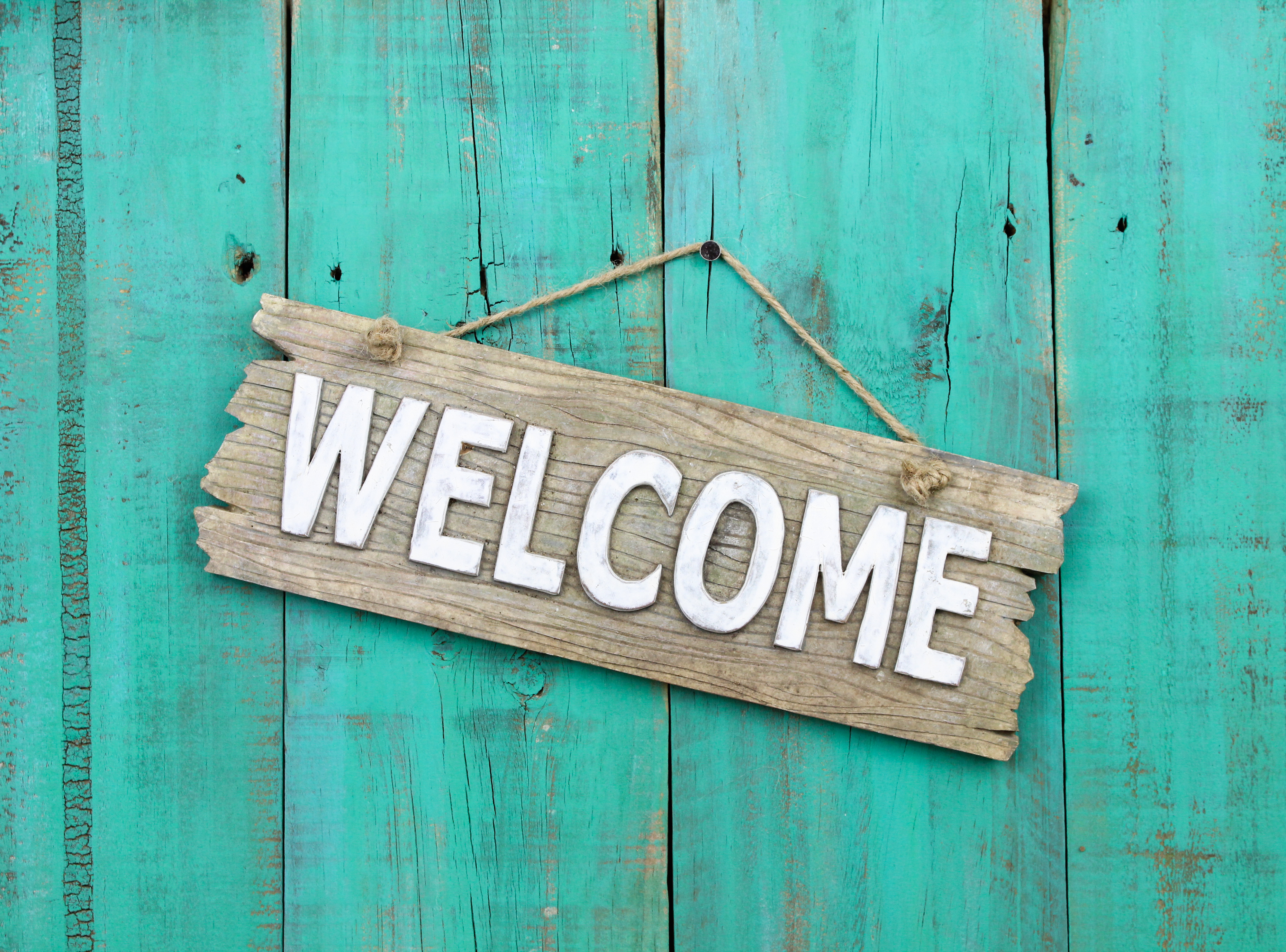 A welcome message uses up valuable real estate on your website.